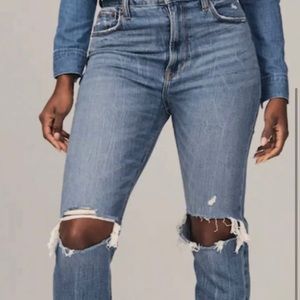 Abercrombie curve love straight jeans
